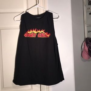 Baby girl sleeveless tank.